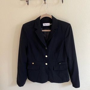 Calvin Klein Three Button Blazer | Size 6